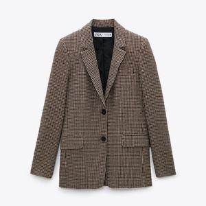 Zara Plaid Blazer
